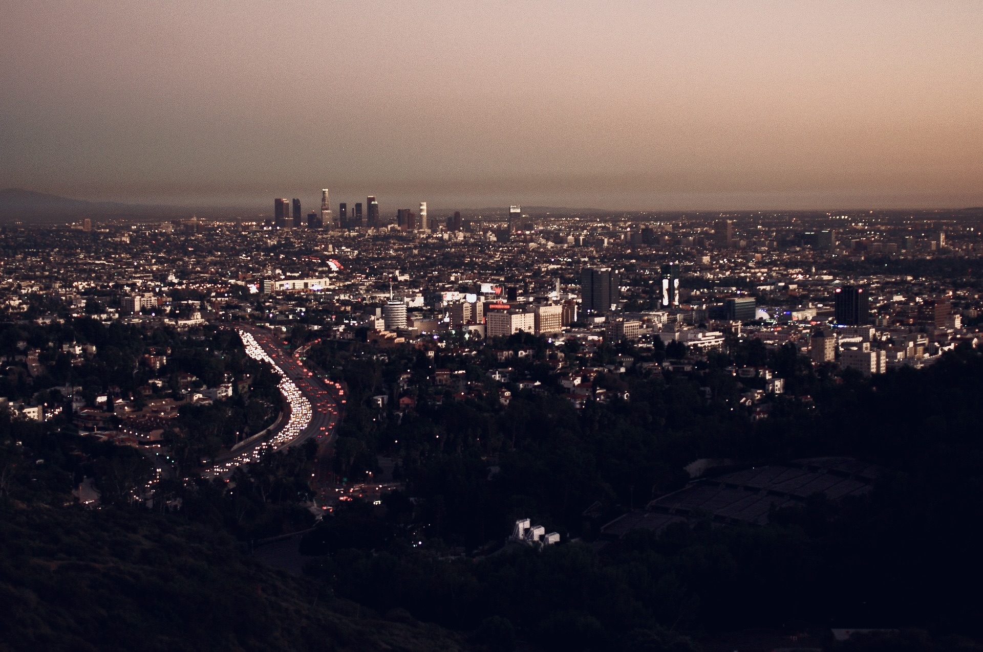 Mulholland Drive Los Angeles