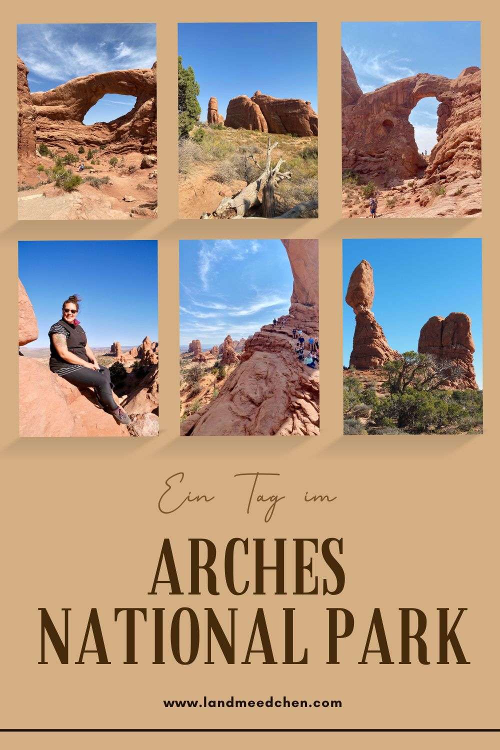 Ein Tag im Arches National Park Pinterest