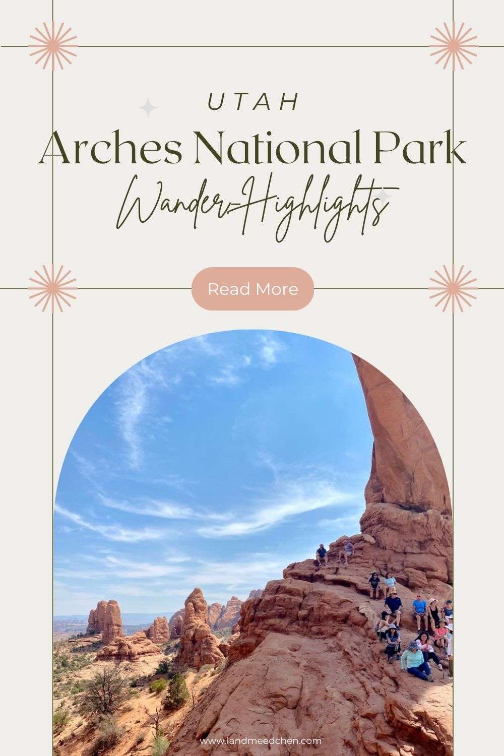 Wander Highlights Arches National Park