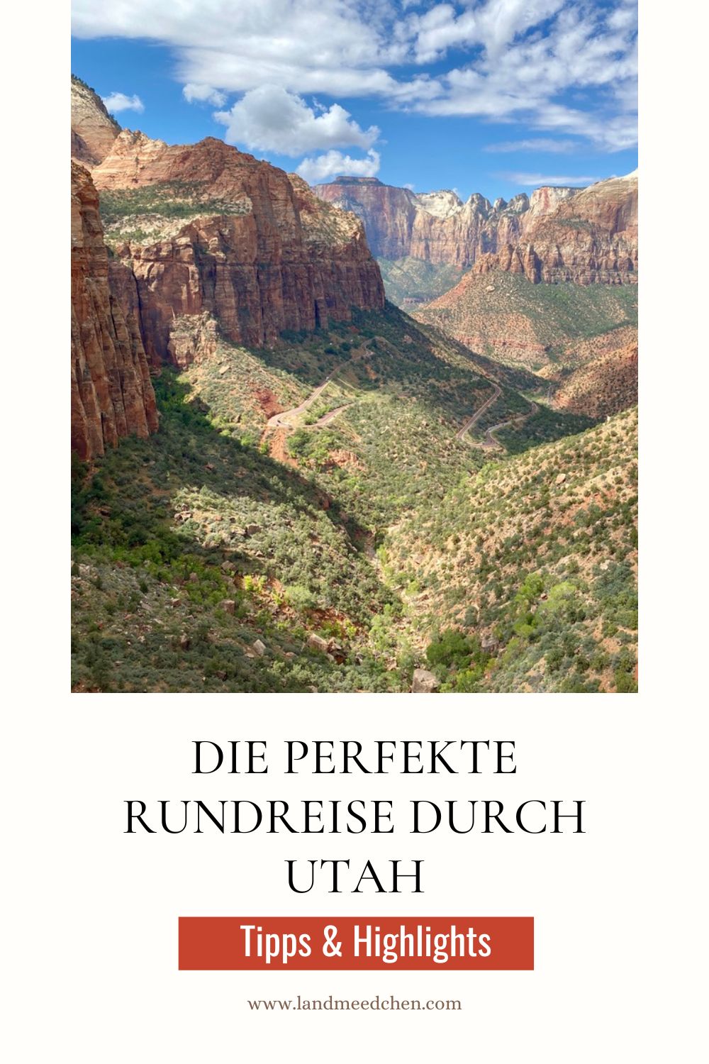 Die perfekte Rundreise durch Utah - Tipps & Highlights Pinterest