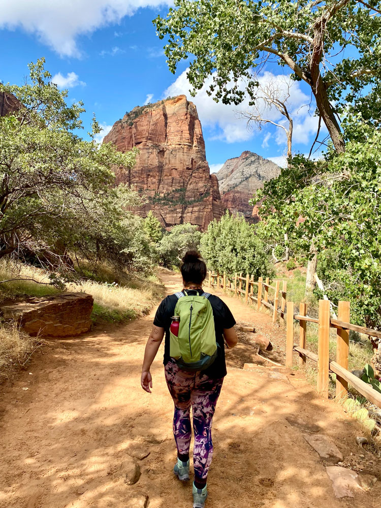 Wandern Zion National Park Evelyn