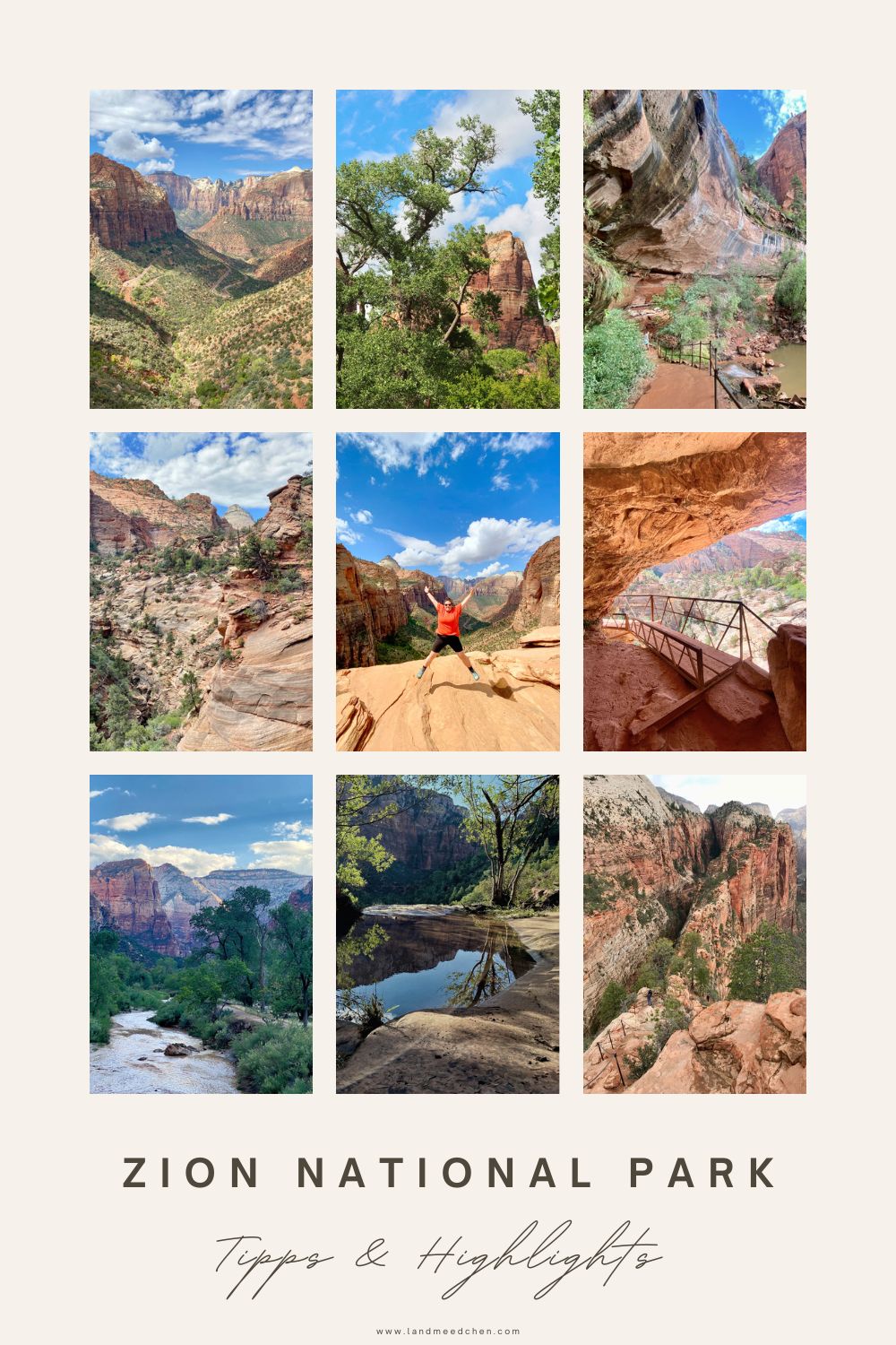 Zion National Park Tipps & Highlights Pinterest